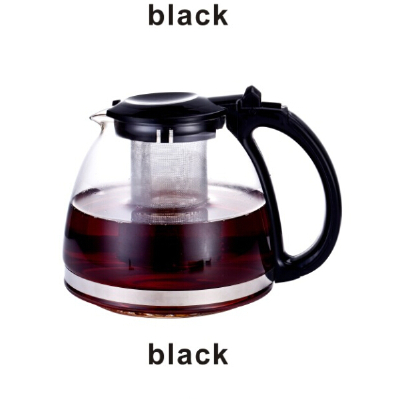 glass teapot transparent coffee pot with infuser