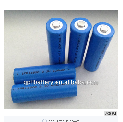 IFR14500 battery,AA battery