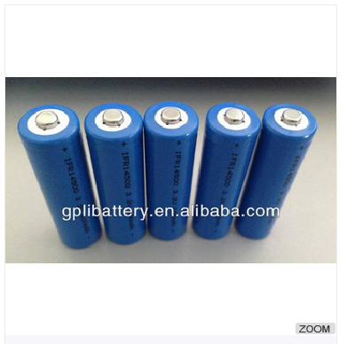 rechargeable LiFePO4 battery AA 3.2V 600mAh