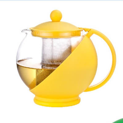 round glass teapot for tea coffee glass tea pot