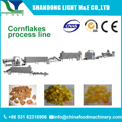 Automatic Puffed Snack Extrusion Breakfast Cereal Making Machine