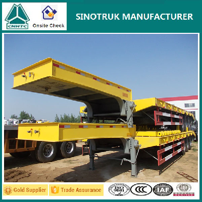 cheap china low bed semi trailer trucks export to india