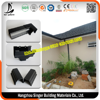 San-gobuild 5.2" & 7" PVC Roof Rain Water Gutters