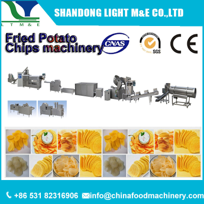 Manufactory auto3D & 2D snack crispy chips / Screw/shell/extrude/pellets process line