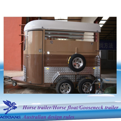 Economic 2 horse trailer straight load horse trailer