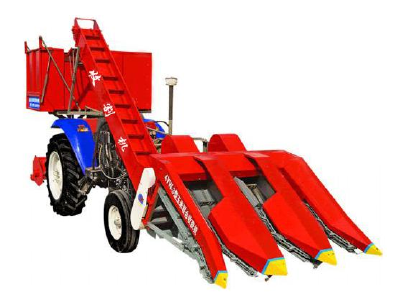 corn combine harvester