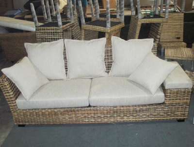 Hot Sale Outdoor Garden Patio PE Rattan/Wicker Furniture Sofa Sets withFoot Stool