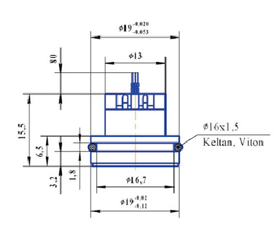 Aike Magnesium, titanium sapphire sensor type (low pressure)