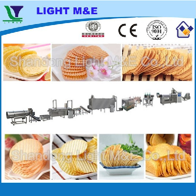 automatic single screw extruded snack pellet food making machine