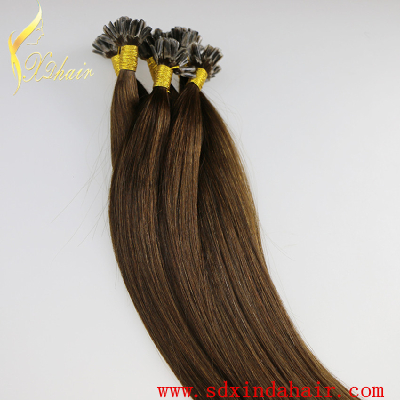 2016 Best Sell Nail/U tip Human Hair Extension 100% Brazilian Hair U tipHair 1g/stand