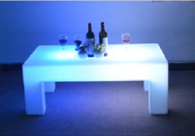 RGBW color change remote control long LED Tea/Coffee Table