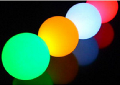 Waterproof color changing rechargable led balls outdoor/indoor use