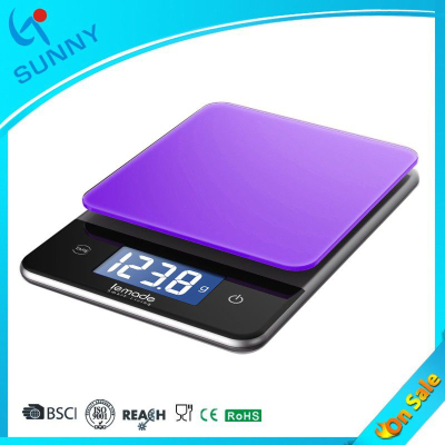 China Best Supply Good Price 5KG Glass Electronic Digital FoodKitchen Scale