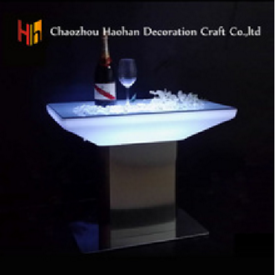 16 color changing light up led plastic table