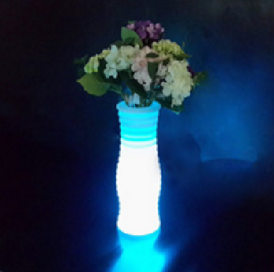 Christmas decorative lighted outdoor flower pots