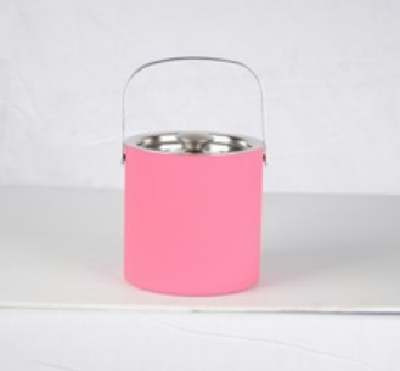 1300ML Colorful Painting Double Wall Stainless steel Ice Wine Bucket /Wine Cooler / Beer Cooler With Lid