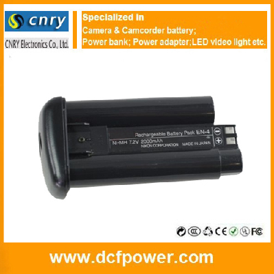 2016 Camera Spare Parts 7.2V 2000mAh NI-MH Battery EN-4 EN4 forNikonCoolpixS630 S620