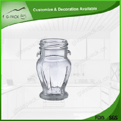 Transparent glass candy jar wholesale glass jars