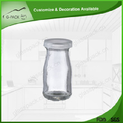 Hot sell glass jar with lid