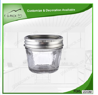 Customizable glass candy jar