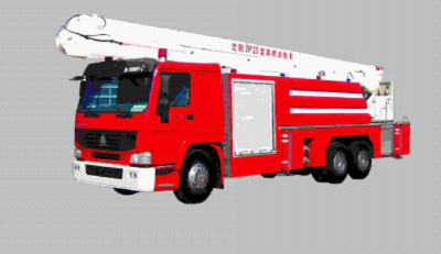 JP25 Water Tower Hydraulic Boom Fire Truck