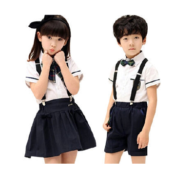 High Quality Fine Cotton Children Primary School Uniform Hot Sell