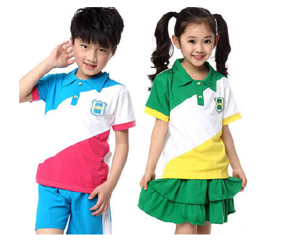 High Quality Fine Cotton Children Primary School Uniform Hot Sell