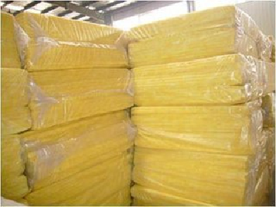 Fireproof and insulated metal faced fiber glass wool sandwich panel forwall board