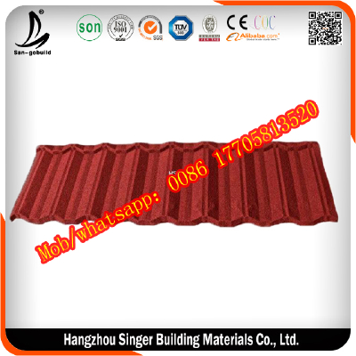 Colorful Stone Coated Metal Roofing Tile