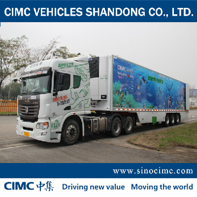 CIMC Super 3-Axle refrigerated Semi-trailer For Sale