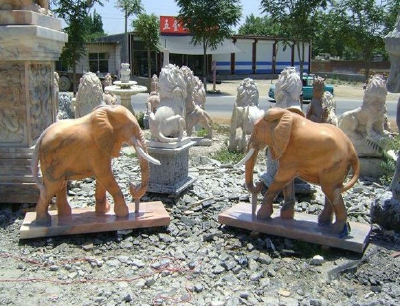 Stone human sculpture