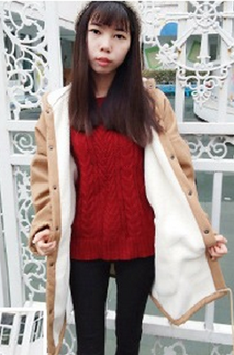 Women Long Sleeve Winter Coat White Coat Latest Design Women's Coat
