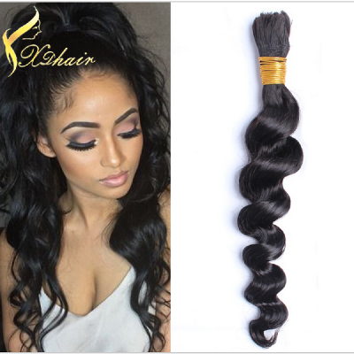 New Hair Brazilian loose wave bulk braiding hair 1pcs/lot 100%unprocessed no weft human virgin hair bulk hai