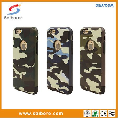 Guangzhou manufacturer laser engraving mobile phone case tpu andpchybridcase for iPhone 6