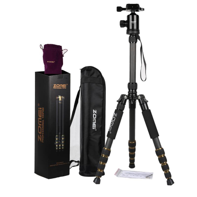 Zomei video tripod Z699C professional carbon fiber camera tripod