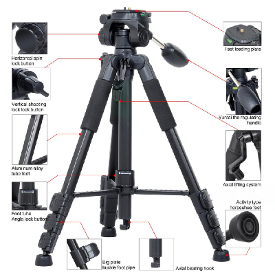 ZOMEI Z699 portable Professional Camera Tripod with ball head