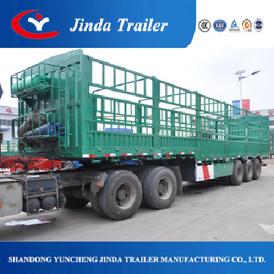 LY 3 axle fence semi trailer road tractors for semi trailers