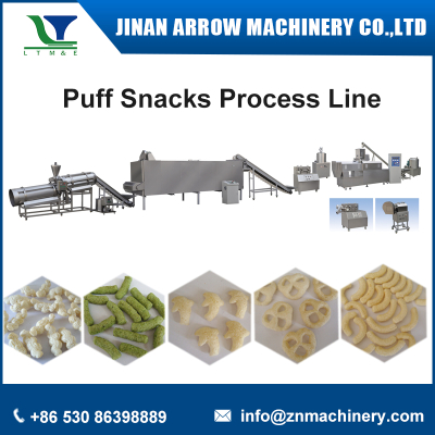 Infating snacks making machine