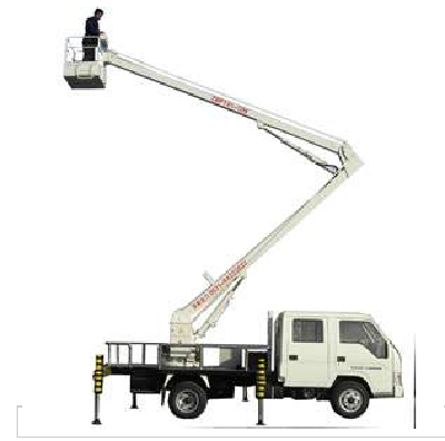 Longhao Vehicular folding boom overhead working truck