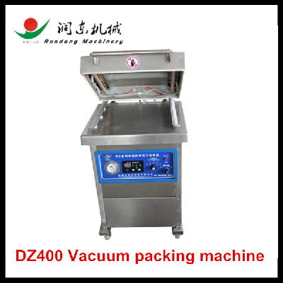 Single chamber vacuum packaging machine