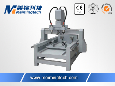 Double solid cylinder engraving machine