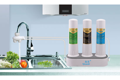 Portable Counter top three stage PP Activated Carbon UF  Water Filter