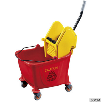 25L/36L Plastic PP down-press Cleaning Mop Bucket Trolle XM-028AL