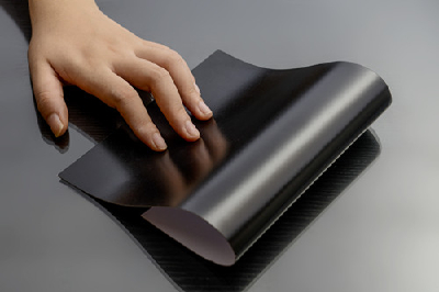 Black glass cardboard