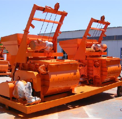 JS750 weigh batching concrete mixer