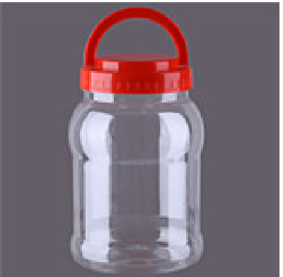 Small square bottle plastic