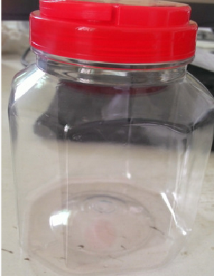 Small square bottle plastic