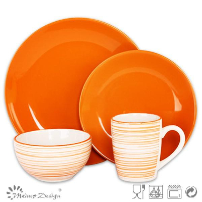 2016 hotsales set 12 , set 18 dinner set , dots dinner sets