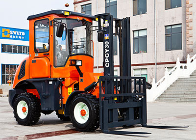 CPCY30 4x4WD Rough Terrain Forklift