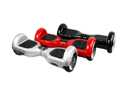 balance board with two electric wheels of LED light